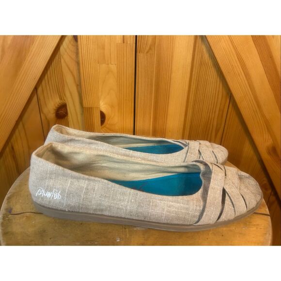Blowfish Malibu 8.5 Ballet Flats Slip On Shoes Canvas Closed Round Toe - Picture 1 of 10